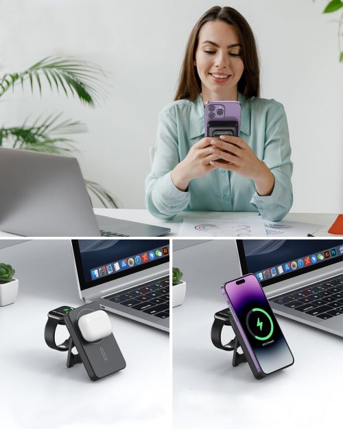 2-in-1 Magnetic Wireless Power Bank