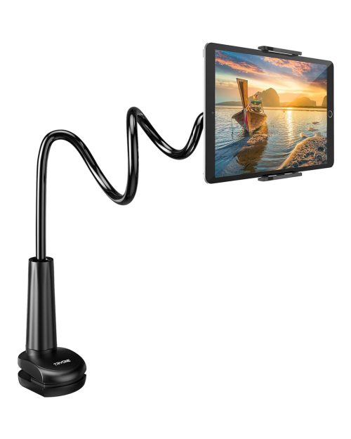 Tryone Gooseneck Tablet Holder Stand for Bed Adjustable Flexible Arm