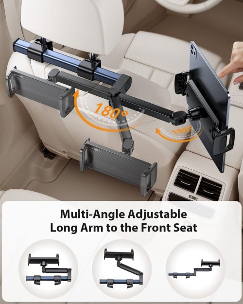 Tablet Holder Car Headrest Backseat Mount